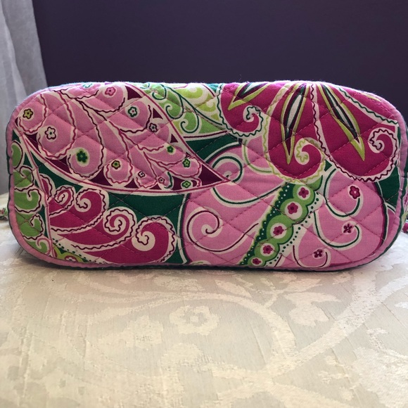 Vera Bradley | Sherry Pinwheel Pink Print Satchel - Picture 5 of 8